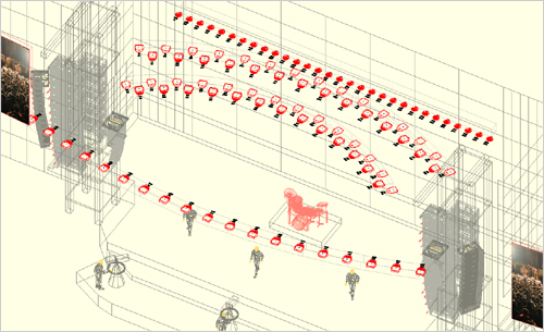 Lichtplan mit Fixturenummern und DMX-Adressen erstellen Lichtplan mit Fixturenummern und DMX-Adressen erstellen