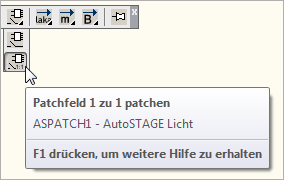 ASPATCH1 - Patchfeld 1 zu 1 patchen