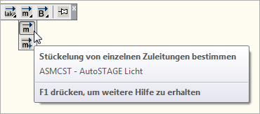 ASMST - Stückelung von einzelnen Zuleitungen bestimmen