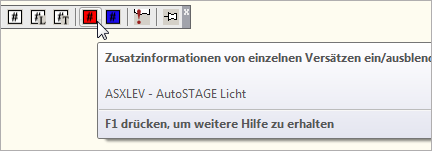ASXLEV - Zusatzinformationen von einzelnen Versätzen ein- und ausblenden