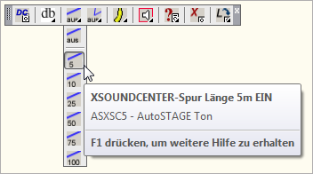 ASXSC5 - XSOUNDCENTER-Spur Länge 5m EIN