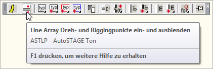 ASTLP - Line-Array Dreh- und Riggingpunkte ein- und ausblenden