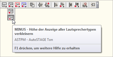 ASTPM - Höher der Anzeige aller Lautsprecher-Typen verkleinern