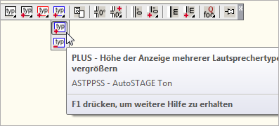 ASTPPSS - Höher der Anzeige mehrerer Lautsprecher-Typen vergrößern