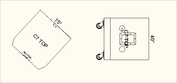 Anzeige des Abstrahlwinkels am Lautsprecher