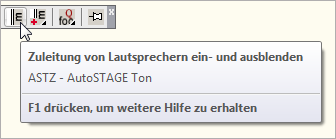 ASTZ - Zuleitungen von Lautsprechern ein- und ausblenden