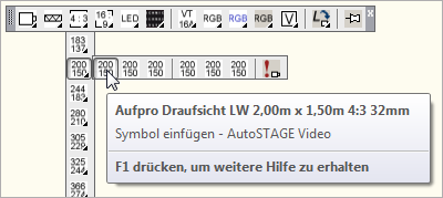 Aufruf der Ansichten aus dem Werkzeugkasten