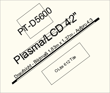 Anzeige der Typenbezeichnung für Lautsprechersymbole