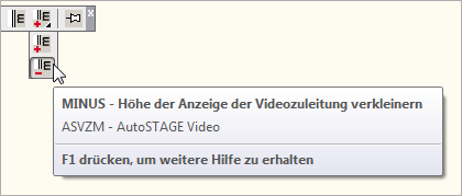 ASVZM - Zuleitungslänge aller Videosymbole verkleinern