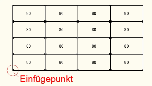 Mit dem Bühnen-Assistent gezeichnete Bühne Mit dem Bühnen-Assistent gezeichnete Bühne