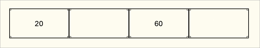 Bühnenelemente mit ein- und ausgeblendeten Höhenangaben