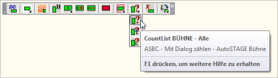 ASBC - Detailierte Auswertung aller Bühnen-Symbole in der Zeichnung ASBC - Detailierte Auswertung aller Bühnen-Symbole in der Zeichnung