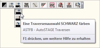 ASTFB - Eine Traversenauswahl SCHWARZ färben