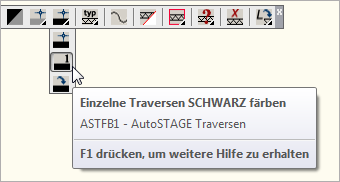 ASTFB1 - Einzelne Traversen SCHWARZ färben