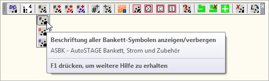 ASBK - Beschriftung aller Bankett-Symbole ein- und ausblenden