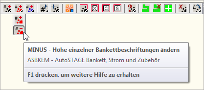 ASBKEM - Höher einzelner Beschriftungen von Bankett-Symbolen verkleinern
