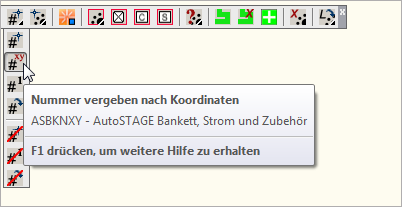 ASBKNXY - Nummer vergeben nach Koordinate