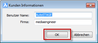 Benutzername eingeben