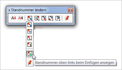 Standard beim Einfügen festlegen
