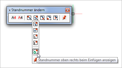 Standard beim Einfügen festlegen