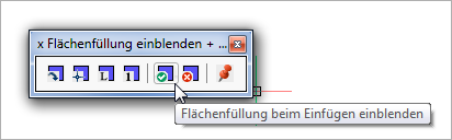 Einschalten für neue Flächen