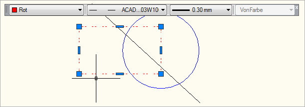 Anzeige der Objekt-Eigenschaften im Eigenschaften-Werkzeugkasten