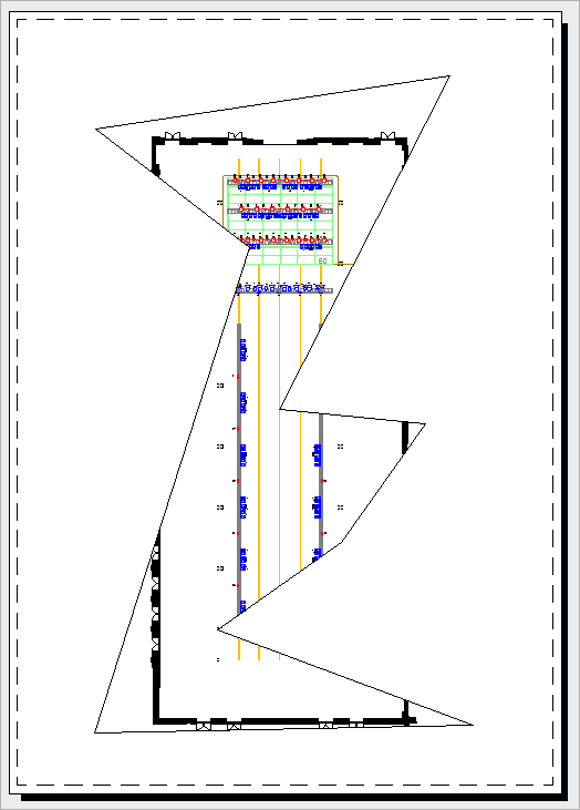 Ein polygonales Ansichtsfenster in einem Layout
