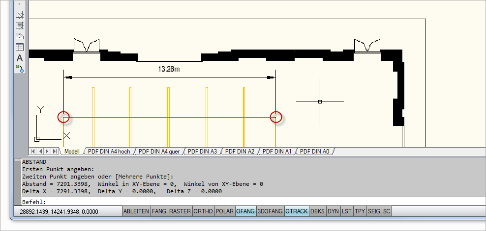 Referenzmaß im Pixelbild