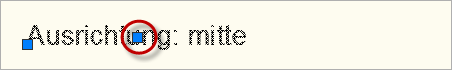 Ausrichtung: mitte