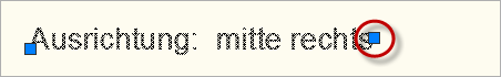 Ausrichtung: mitte rechts