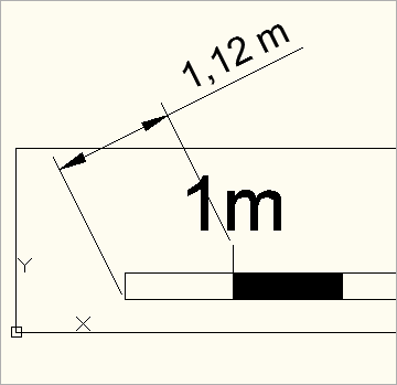 Ausgerichtete Bemaßung