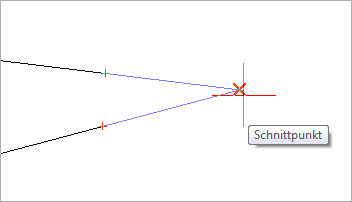 Fangmodus Hilfslinie