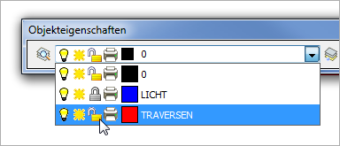 Layer sperren und entsperren