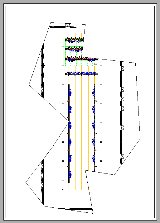 Ein polygonales Ansichtsfenster in einem Layout